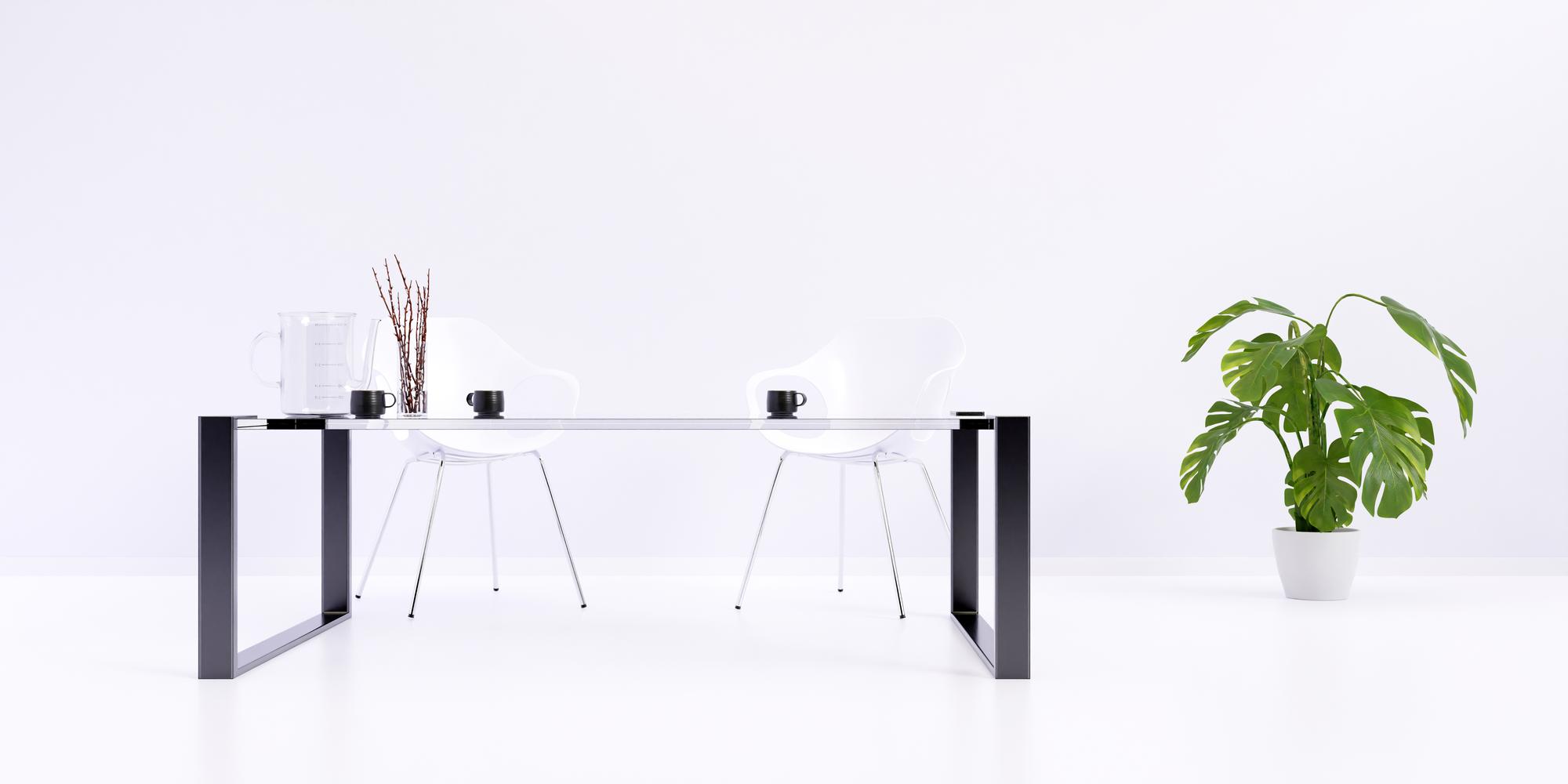 Minimal office interior